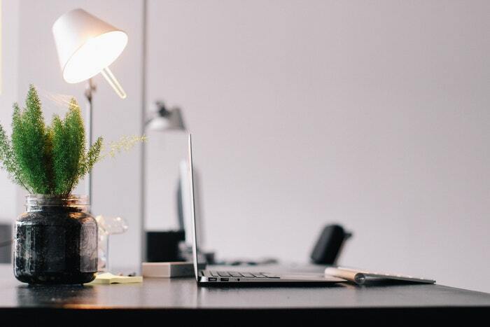 A paperless, clutter-free desk