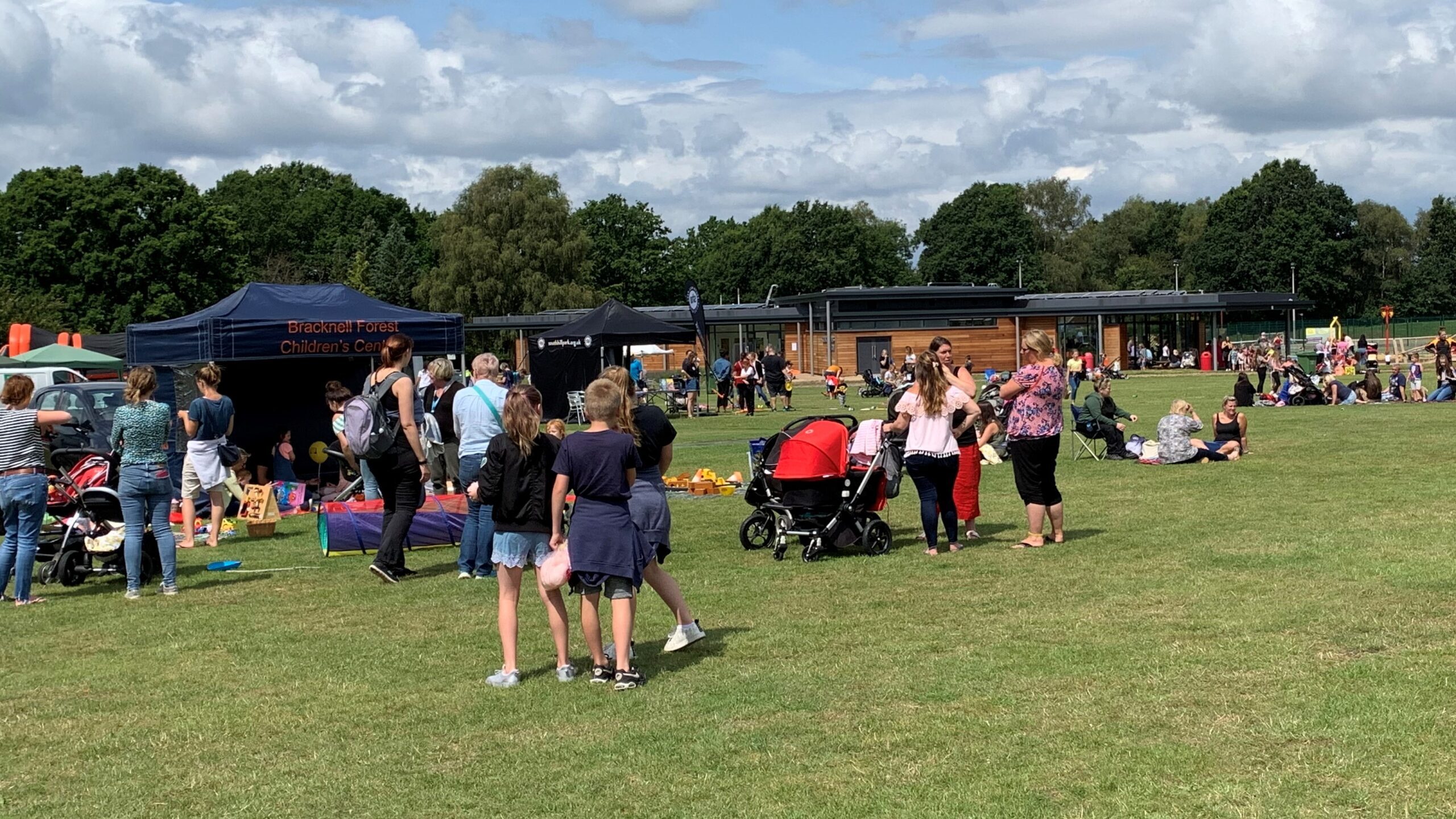 Town enjoying parks during bank holiday weekend scaled