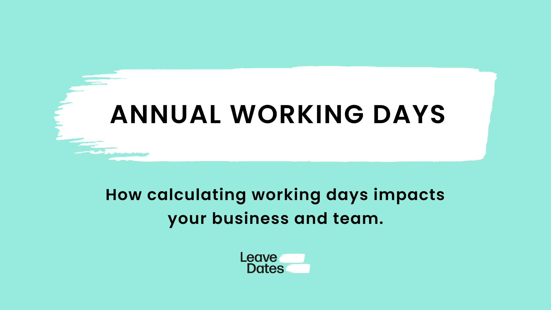 How many working days in a year