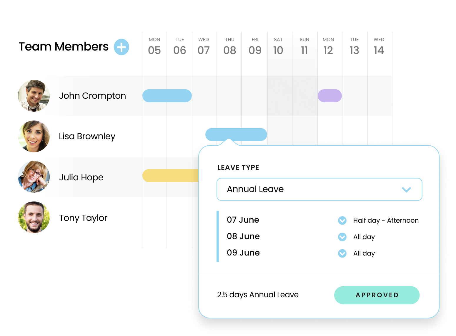 holiday tracker wall chart